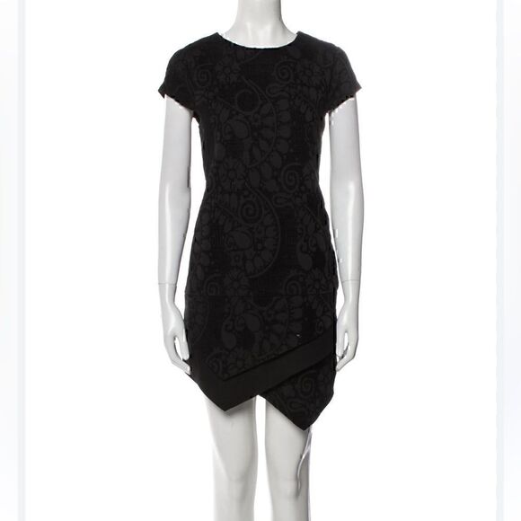 LINE & DOT Printed Black Dress size:S - Picture 1 of 8